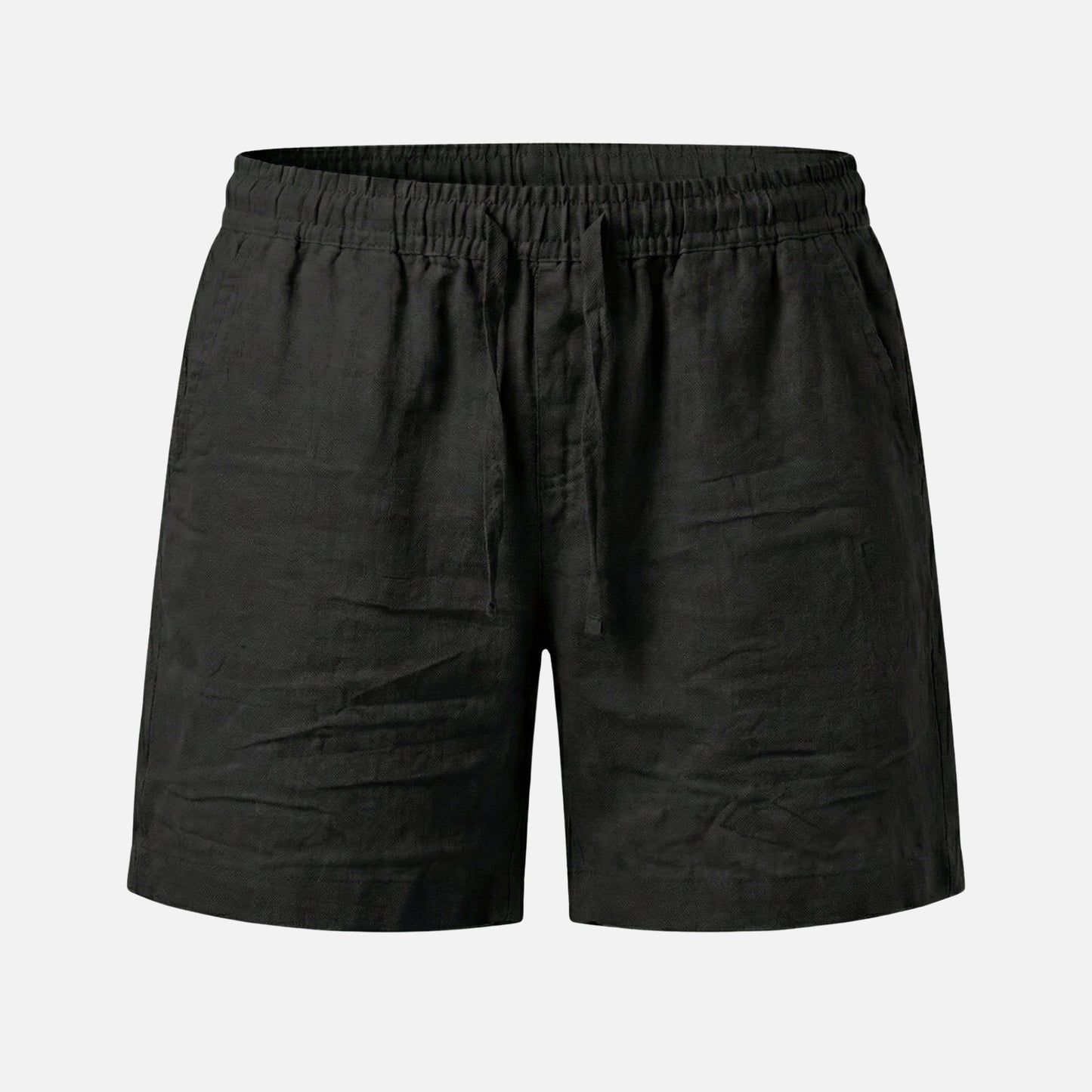 Shorts de algodón con cordón para el verano para hombre