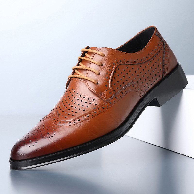 Zapatos de vestir atados de cuero atemporales para hombre