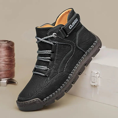 Zapatos de lona transpirables con cordones para hombre