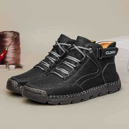 Zapatos de lona transpirables con cordones para hombre