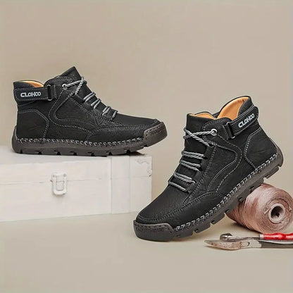 Zapatos de lona transpirables con cordones para hombre
