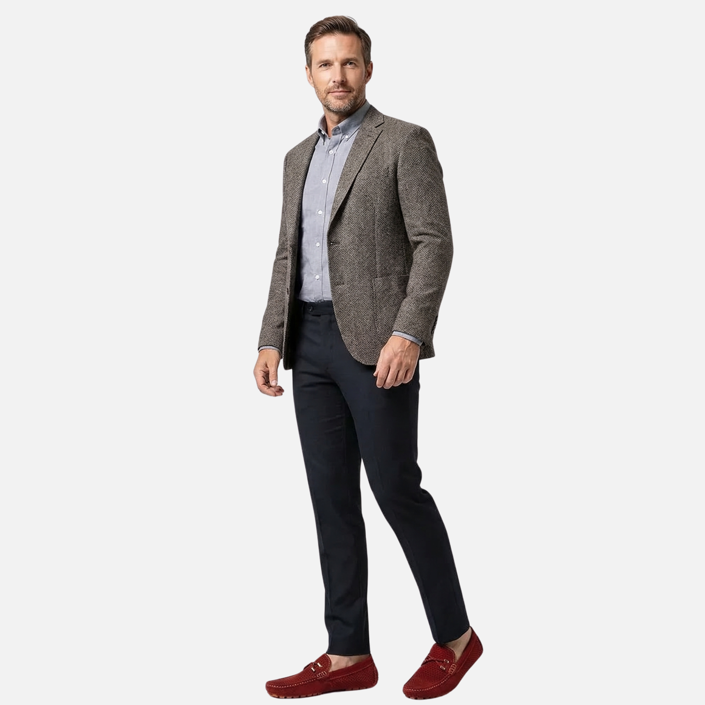 Mocasines casuales transpirables – Zapatos slip-on con perforaciones para hombre