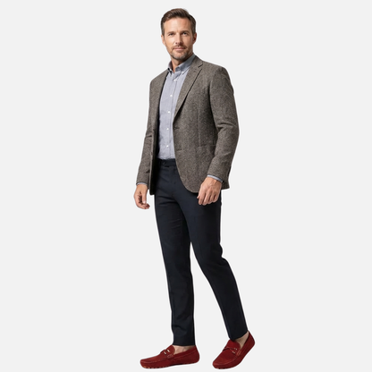 Mocasines casuales transpirables – Zapatos slip-on con perforaciones para hombre