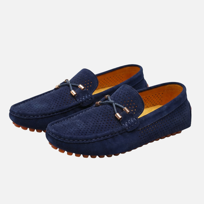 Mocasines casuales transpirables – Zapatos slip-on con perforaciones para hombre