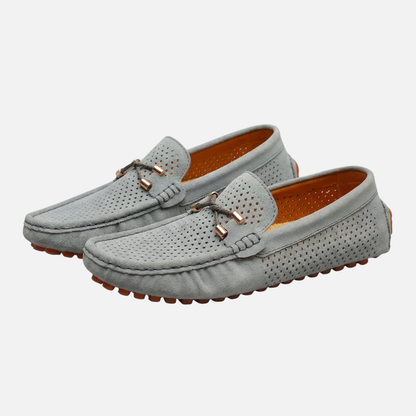 Mocasines casuales transpirables – Zapatos slip-on con perforaciones para hombre