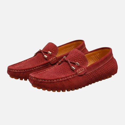 Mocasines casuales transpirables – Zapatos slip-on con perforaciones para hombre