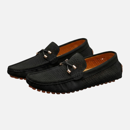 Mocasines casuales transpirables – Zapatos slip-on con perforaciones para hombre