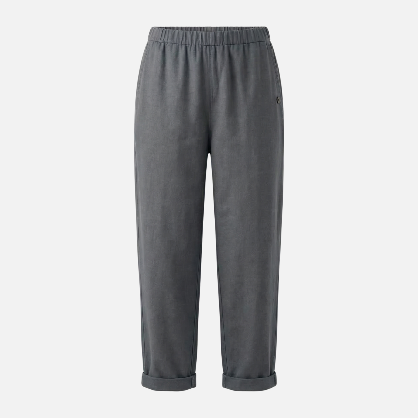 Pantalón transpirable de lino y algodón – Corte holgado para hombre