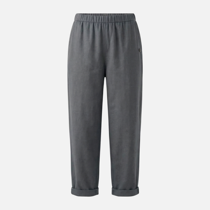 Pantalón transpirable de lino y algodón – Corte holgado para hombre