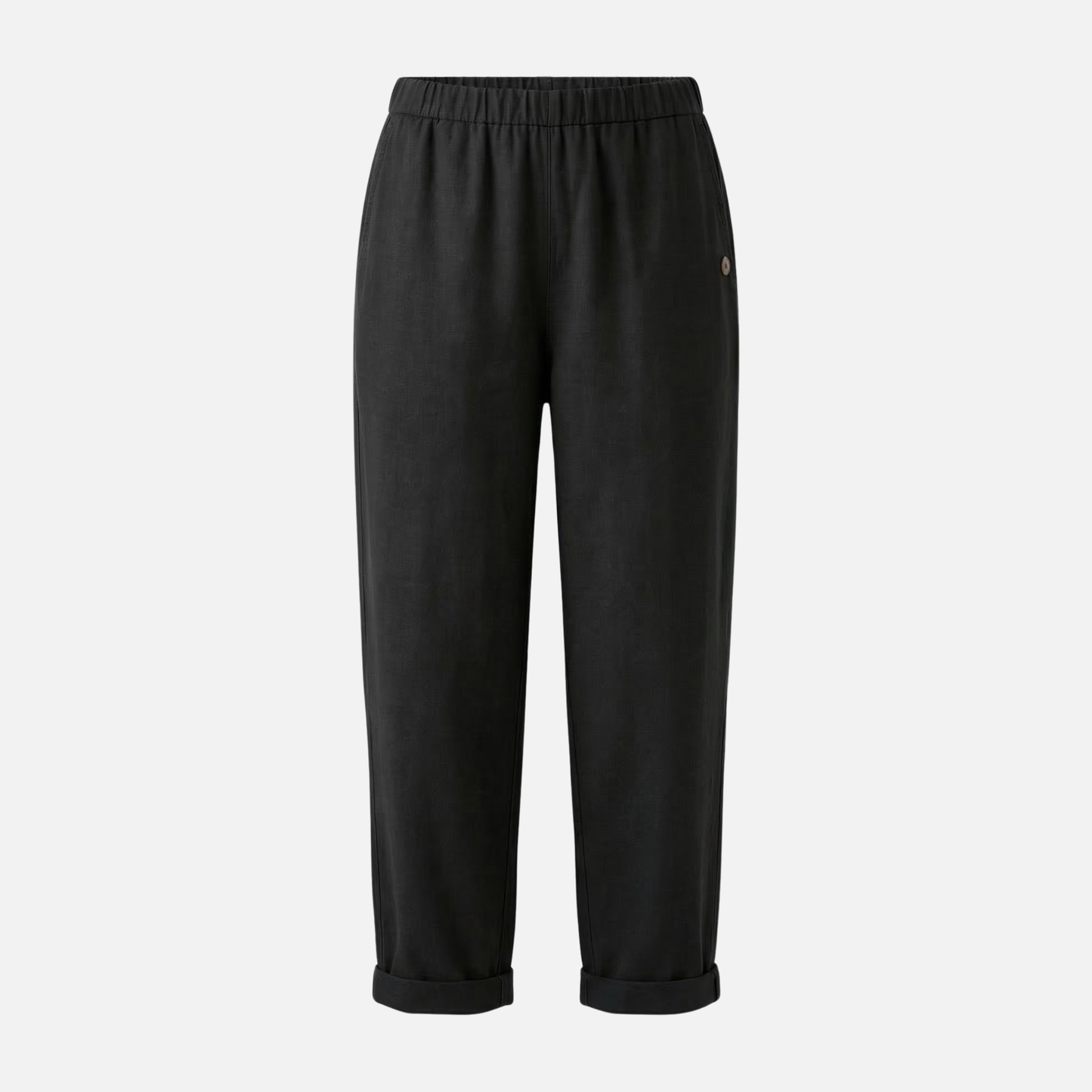 Pantalón transpirable de lino y algodón – Corte holgado para hombre