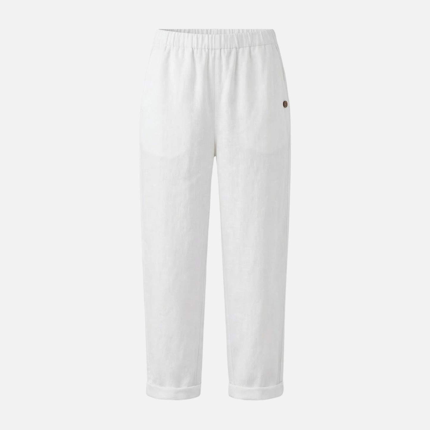 Pantalón transpirable de lino y algodón – Corte holgado para hombre