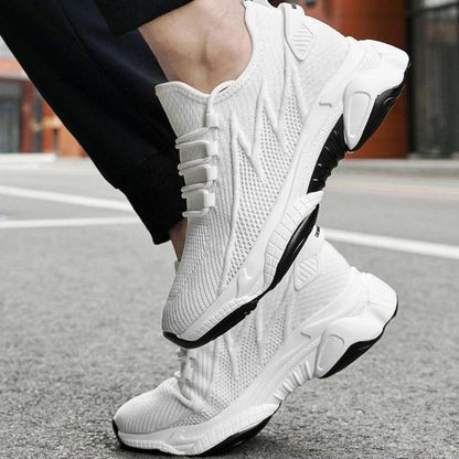 Zapatillas transpirables con elevación en el talón para hombre