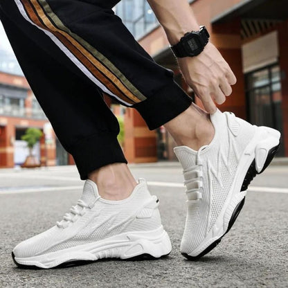 Zapatillas transpirables con elevación en el talón para hombre