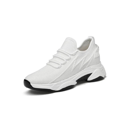 Zapatillas transpirables con elevación en el talón para hombre