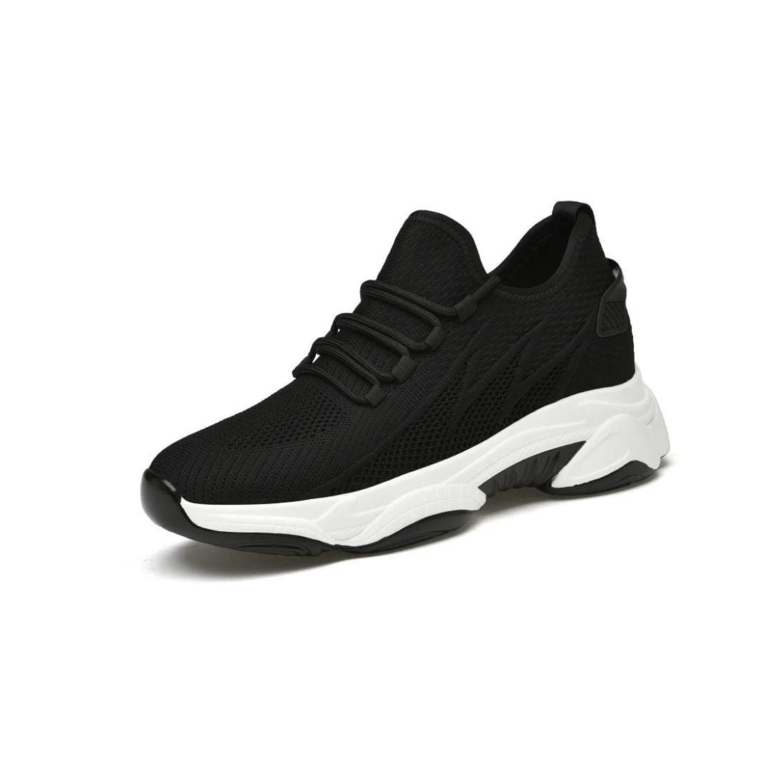 Zapatillas transpirables con elevación en el talón para hombre