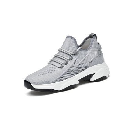 Zapatillas transpirables con elevación en el talón para hombre