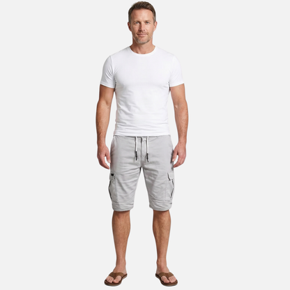 Shorts cargo casuales de verano transpirables – Corte clásico para hombre