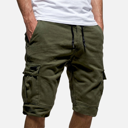 Shorts cargo casuales de verano transpirables – Corte clásico para hombre