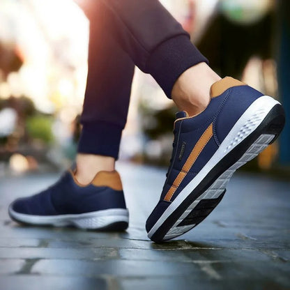 Zapatillas deportivas transpirables con tejido de malla para hombre