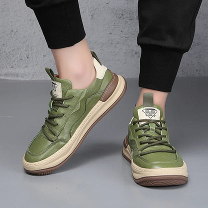 Zapatillas deportivas de textil transpirable con cordones para hombre