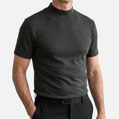 Camiseta de algodón stretch con ajuste flexible para hombre