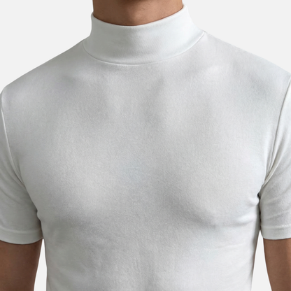Camiseta de algodón stretch con ajuste flexible para hombre