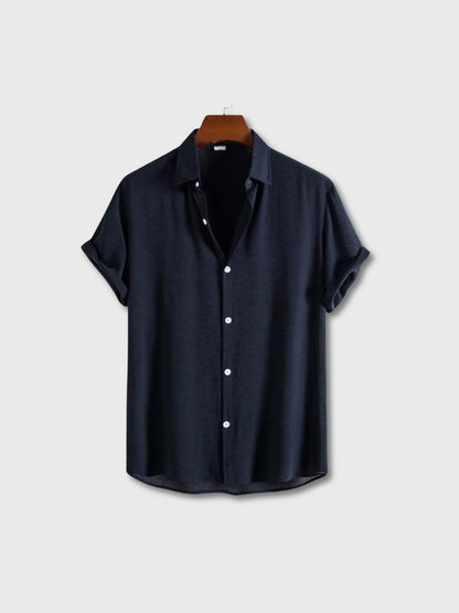 Conjunto transpirable de lino para el verano para hombre