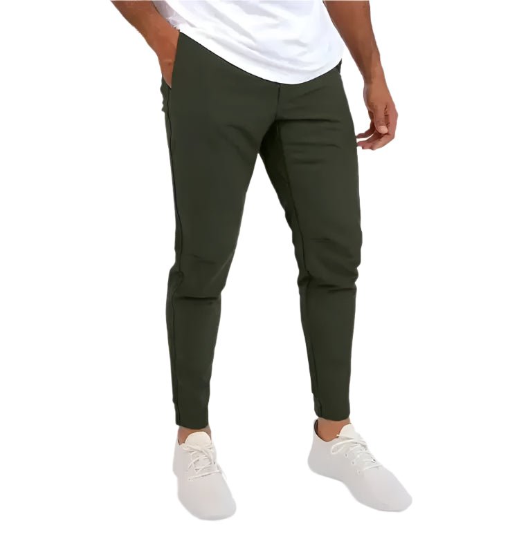 Pantalón chino de algodón Regular Fit con stretch para hombre