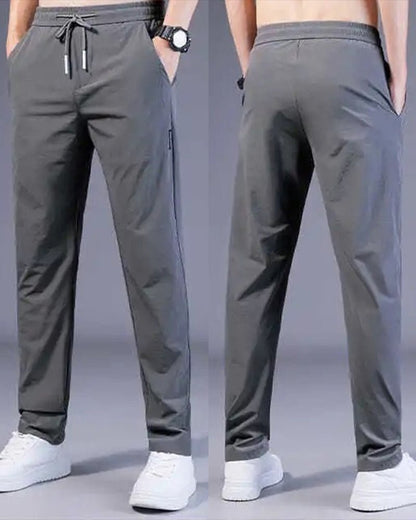 Pantalón chino de algodón de corte regular para hombre