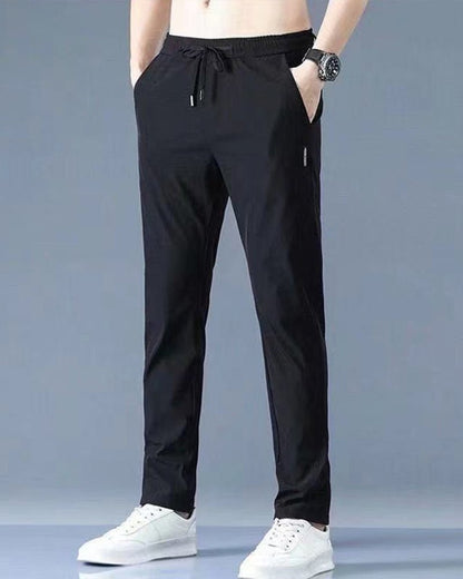 Pantalón chino de algodón de corte regular para hombre