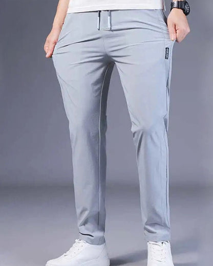 Pantalón chino de algodón de corte regular para hombre
