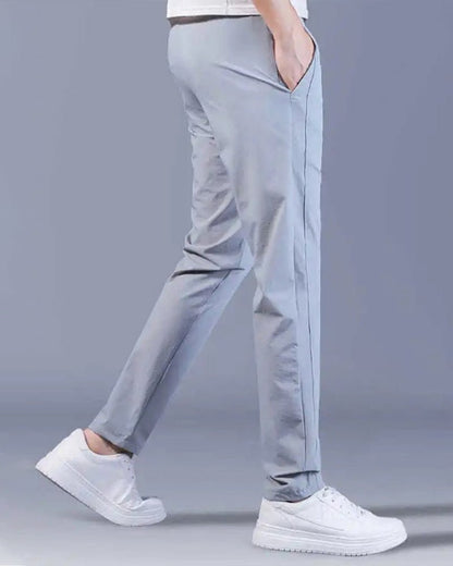 Pantalón chino de algodón de corte regular para hombre