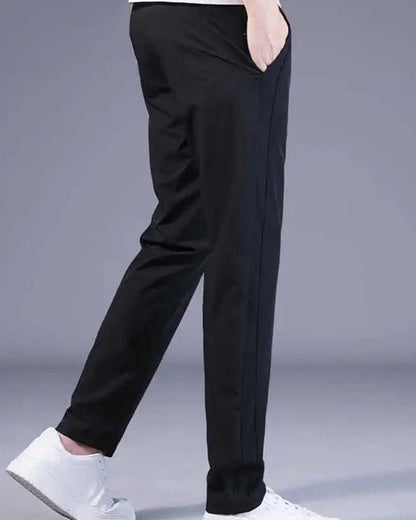 Pantalón chino de algodón de corte regular para hombre