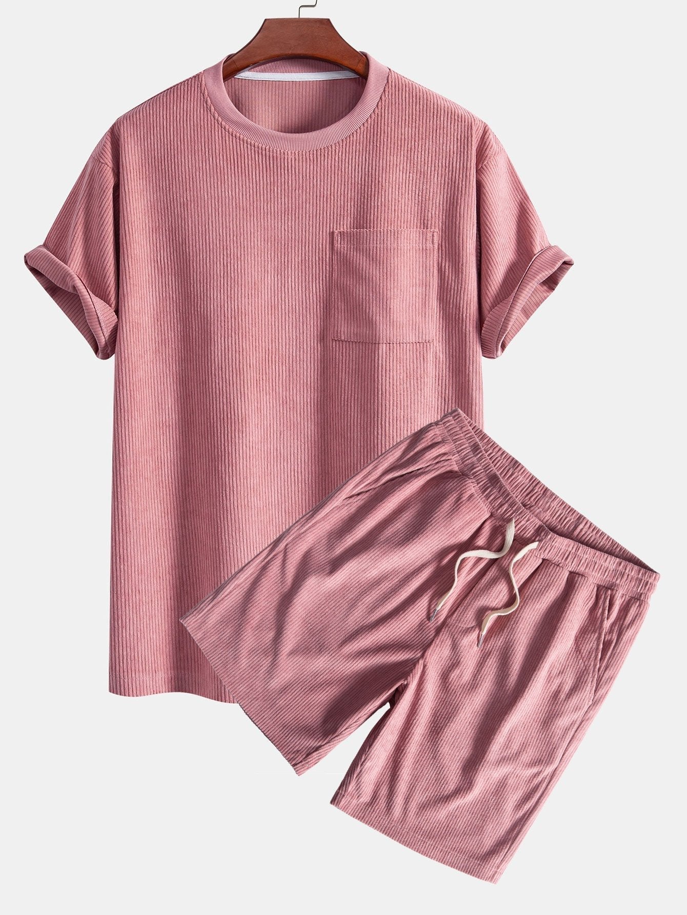 Conjunto de algodón con corte oversize para hombre