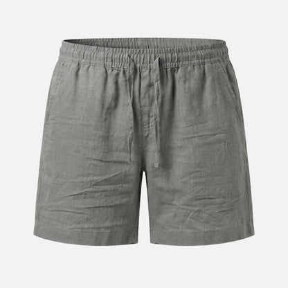 Shorts de algodón con cordón para el verano para hombre