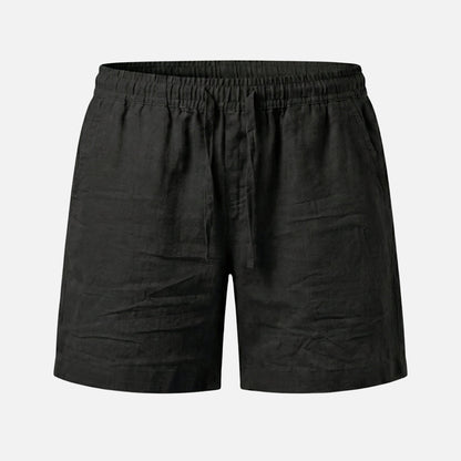 Shorts de algodón con cordón para el verano para hombre