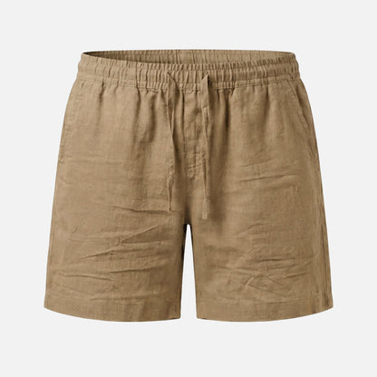 Shorts de algodón con cordón para el verano para hombre