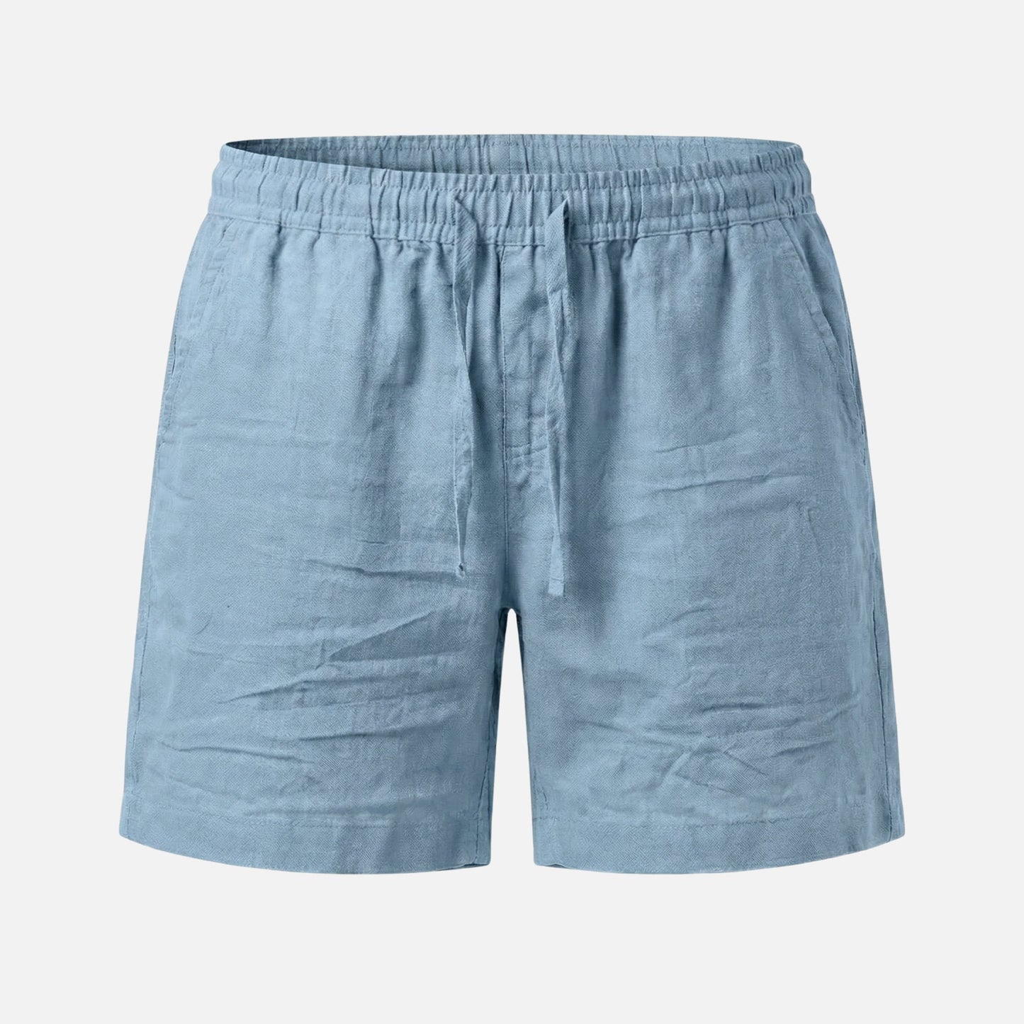 Shorts de algodón con cordón para el verano para hombre