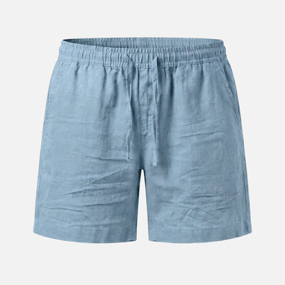 Shorts de algodón con cordón para el verano para hombre