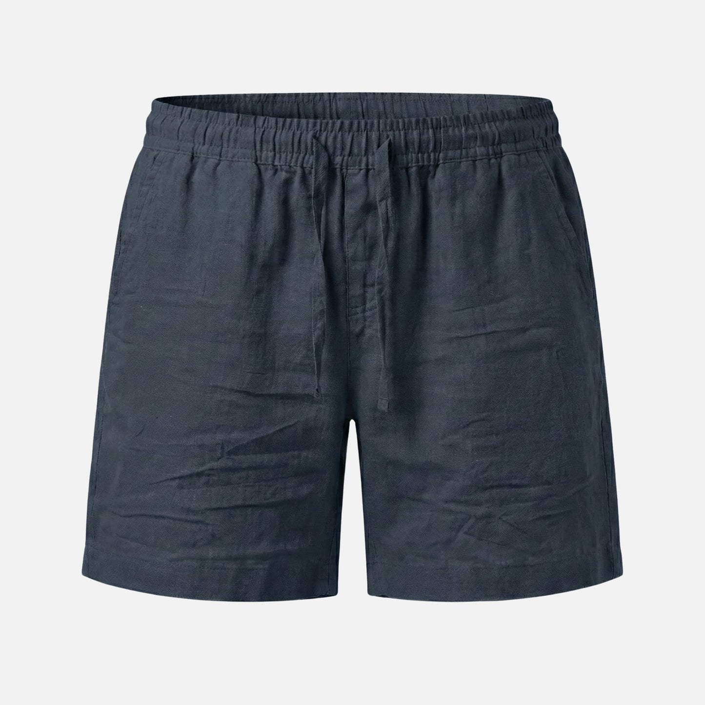 Shorts de algodón con cordón para el verano para hombre