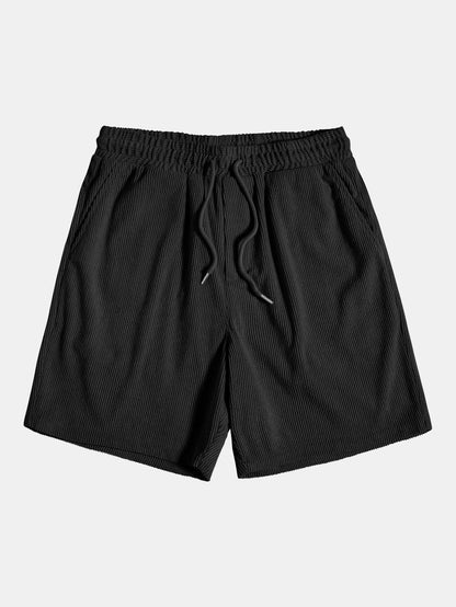 Conjunto de pantalones cortos y camisa de algodón para hombre