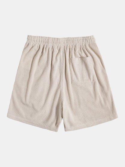 Conjunto de pantalones cortos y camisa de algodón para hombre