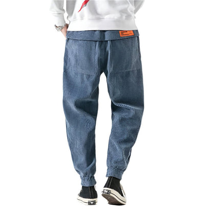 Pantalón de pana de algodón corte regular para hombre