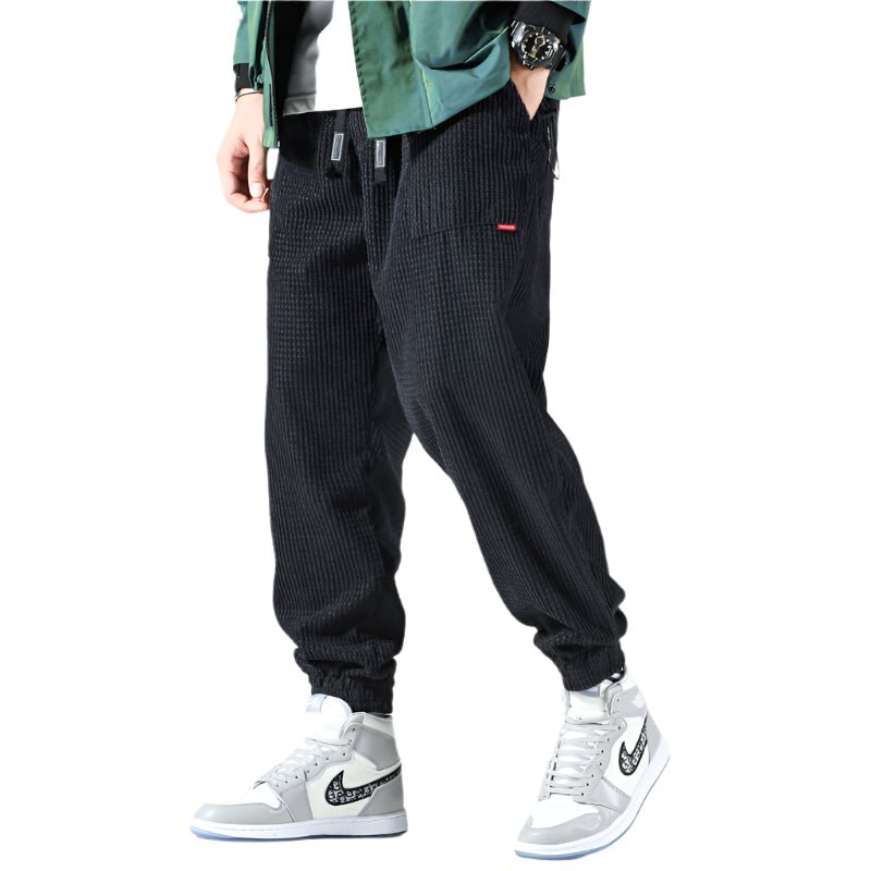Pantalón de pana de algodón corte regular para hombre