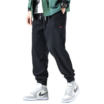 Pantalón de pana de algodón corte regular para hombre