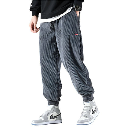 Pantalón de pana de algodón corte regular para hombre