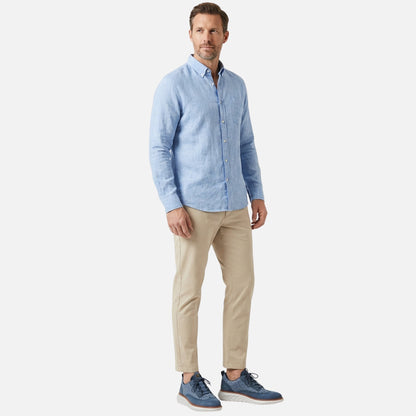 Zapatillas brogue con patrón trenzado – Suela gruesa para hombre