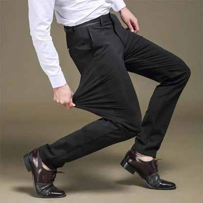 Pantalón de algodón de corte regular para hombre