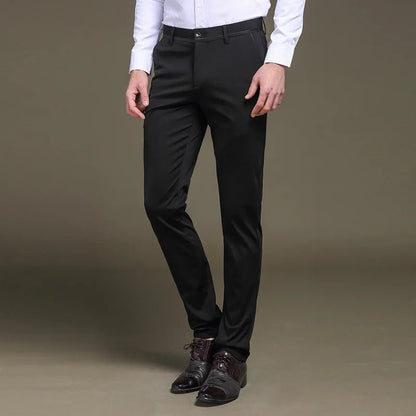 Pantalón de algodón de corte regular para hombre