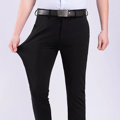 Pantalón de algodón de corte regular para hombre